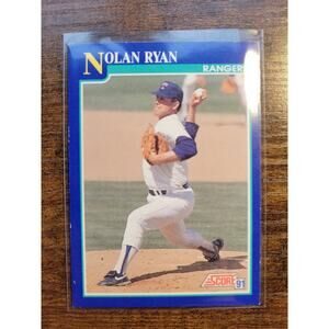Nolan Ryan 1991 Score #4 - Texas Rangers - MLB